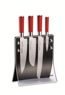 F Dick Knife Block 4Knives, Red Spirit, 4-Pieces |  F Dick 8177200
