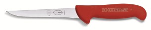 F Dick 6" Boning Knife, Narrow, Stiff, Red Handle |  F Dick 8236815-03