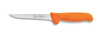 F Dick 6" Mastergrip Boning Knife, Straight, Stiff, Orange Handle  |  F Dick 8286815-53