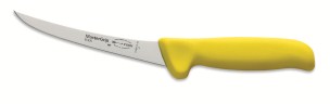 F Dick 6" Mastergrip Boning Knife, Curved, Flex, Yellow Handle  |  F Dick 8288115-54
