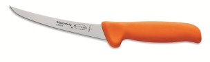 F Dick 6" Mastergrip Boning Knife,Curved,Semi-Flex,Orange Handle  |  F Dick 8288215-53