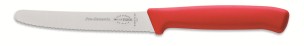 F Dick 4" Utility Knife, Serrated Edge, Red Handle - Pro Dynamic |  F Dick 8501511-03
