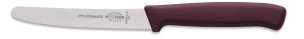 F Dick 4" Utility Knife, Serrated Edge, Purple Handle, Pro Dynamic |  F Dick 8501511-26