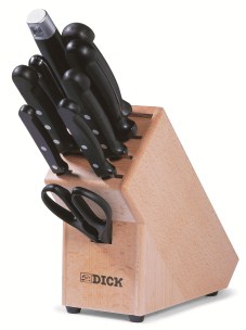F Dick 10 Piece Knife Block Set, Stamped |  F Dick 8808000