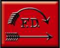 F Dick 7" Meat Fork, Forged, Red Handle |  F Dick 9100918-03
